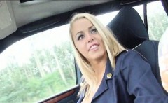 Nasty Stewardess Christen Courtney Banged In Public Place