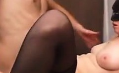 Cheating Masked Wife Fucking Cuckold