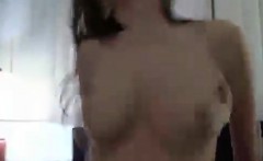 Naked hottie fucking boyfriend's cock