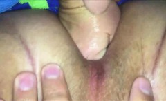 Fisting A Shaved Bbw Pussy - Closeup.