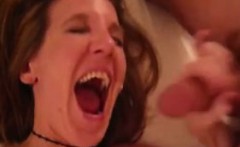It is raining cum on faces married wives