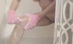 Watch Milf Shaving Her Pussy And Legs In Shower