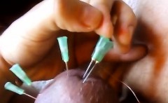 Cbt Hook Piercing Penis Penis Torture