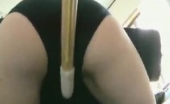 Asian schoolgirl gets punished and is caned in the pussy an