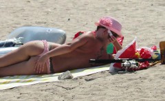 Big Boobs Amateur Beach MILFs - Topless Voyeur Beach Video