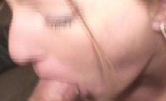 Bent Over Blonde Crack Whore Getting Fucked From Behind
