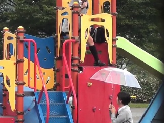 Japanese teens urinate