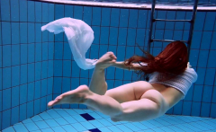 Relaxing underwater show with hot girls