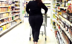 Bubble Booty Redhead BBW Showing Off Assets..