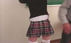 Naughty Schoolgirl Asking For Spanking