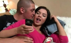 Russian Beauty Banged On Couch Hard Until They Both Feel