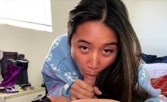 Cute Asian baby girl needs that cock now and she means it