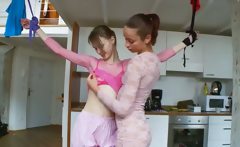 18yo Russian Chicks Playing With Dildos