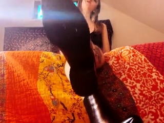 LucySpanks - Sub Funded Boot Worship