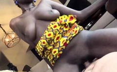 Dark Skin Black Babe Busted Open In Casting AfricanCasting