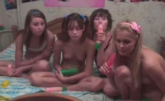 Four Russian Girls In Live Show
