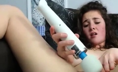 Brunette And Her Toys Have Close Up Masturbation Sex
