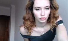 Horny Webcam Babe Solo Masturbation