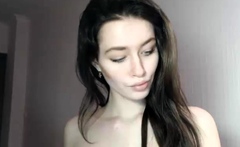 Brunette Solo Webcam Masturbation