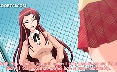 Big Titted Anime Girl Rubbing Her Dripping Cunt
